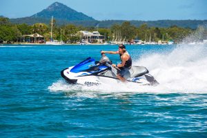 jet skiing